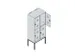 dubbeldekse locker,HxBxD 1950x800x500mm,2x2vak.,vak B 400mm