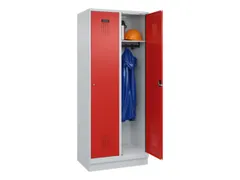 locker,HxBxD 1950x800x500mm,2vak,vak B 400mm,cil.-slot,sokkel