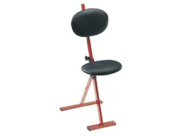 Stahulp 550-900mm Zitting/Onderstel Skai Zwart Rood Staal Inklapbaar