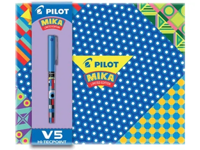Rollerpen Hi-Tecpoint V5 Mika Limited Edition Geschenkdoos met 6 stuks