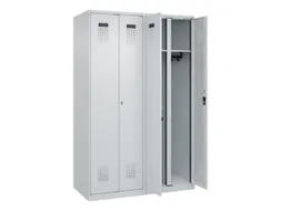 locker voor scheiding van kleding,HxBxD 1850x1200x500mm,4vak