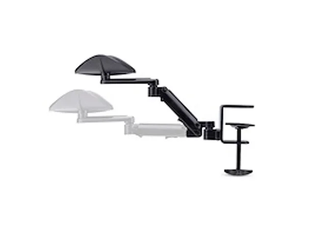 Verstelbare Armsteun voor Bureau zwart