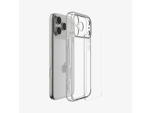 Hybrid Apple iPhone 17 Hoesje Back Cover Transparant