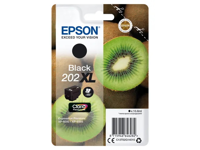 Singlepack Black 202XL Claria Premium Ink