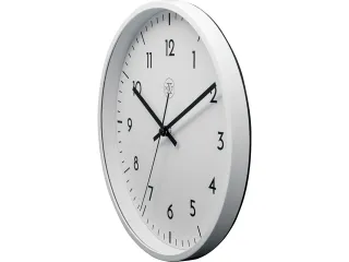 wandklok NXT 30cm kunststof wit, witte wijzerplaat cijferaanduiding - 3