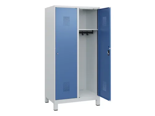 schoollocker,HxBxD 1630x800x500mm,2vak,vak B 400mm,cil.-slot,voeten
