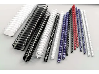 Bindrug GBC 16mm 21-rings A4 zwart 100stuks - 9