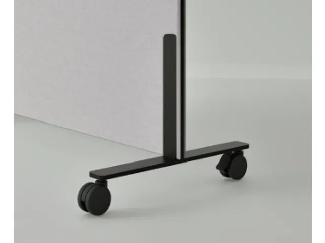 Tableau blanc acoustique mobile Silva 200x120cm gris clair