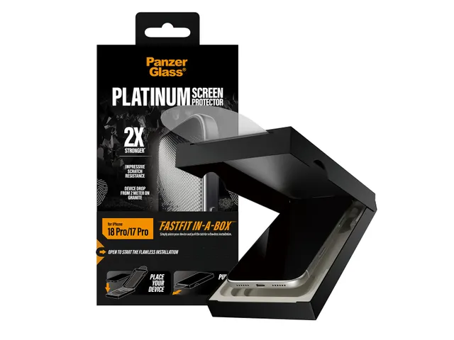 PanzerGlass Platinum Screen Protector iPhone 18 Pro | 17 Pro | Ultr