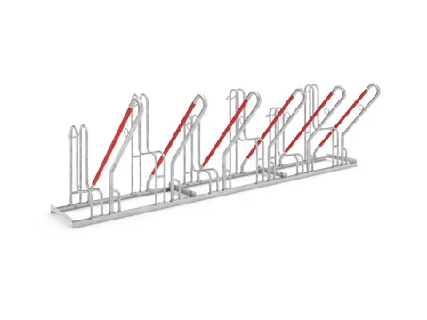 fietsbeugel,L 3000mm,6instelplaatsen,gebruik eenzijdig,vuurverzinkt