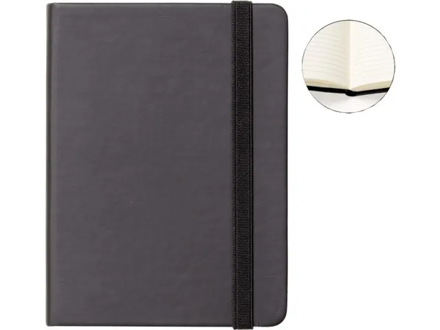 Carnet de notes Quantore A6 ligné 192 pages 80g noir