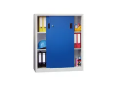 schuifdeurkast,HxBxD 1200x1000x400mm,RAL7035,front RAL5010