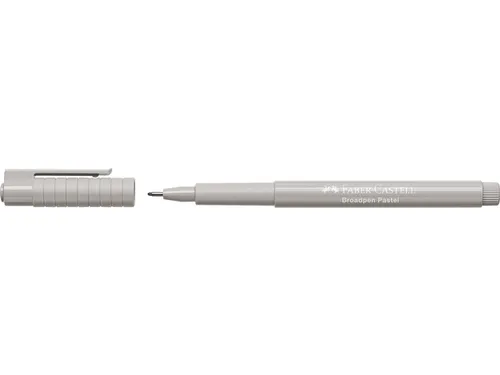 Fineliner Faber-Castell Broadpen Pastel 0.8mm grijs