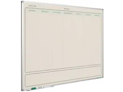 Weekplanner Elegance Duits softline profiel 8mm 90x120cm aluframe