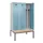 locker met bank,voor scheiding van kleding,HxBxD 2120x1200x815mm,3vak