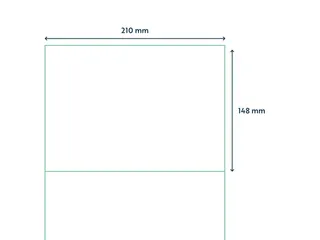 Verwijderbare Etiketten 210x148mm Wit Doos a 1000 Vel 42023 - 3