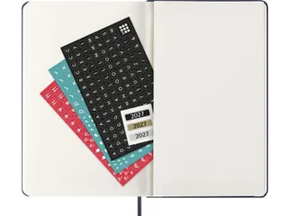 Agenda 2027 Moleskine 12M Weekly 7dag/1pagina large hc sapphire blue - 7