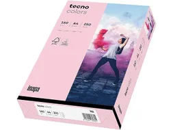 Inapa Tecno colors Gekleurd papier A4 Lichtroze 160 gram 250vel