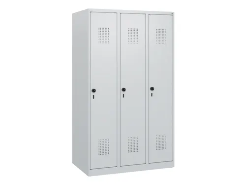 schoollocker,HxBxD 1530x900x500mm,3vak,vak B 300mm,draaigrendel