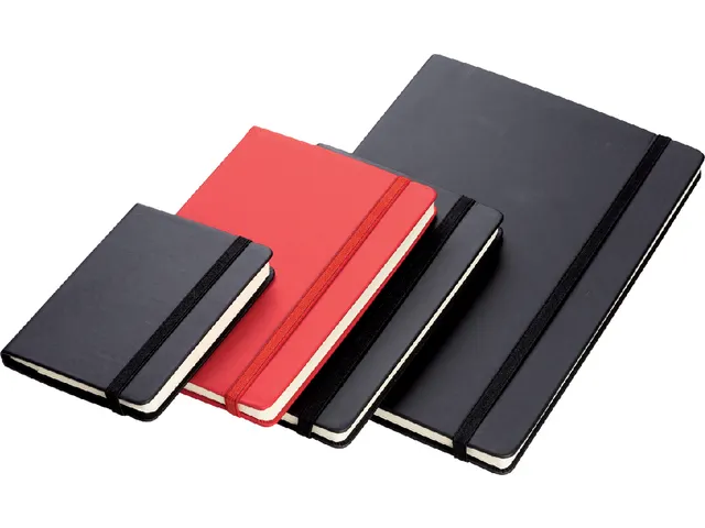 Notitieboek Quantore A4 zwart lijn