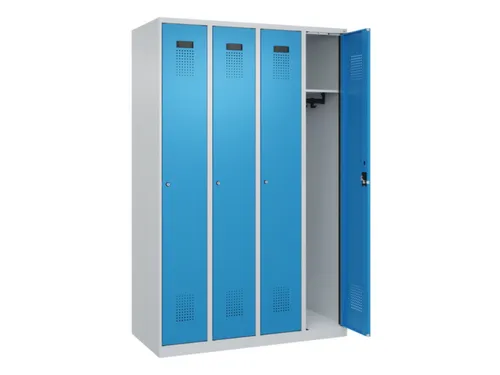 locker,HxBxD 1850x1200x500mm,4vak,vak B 300mm,cil.-slot