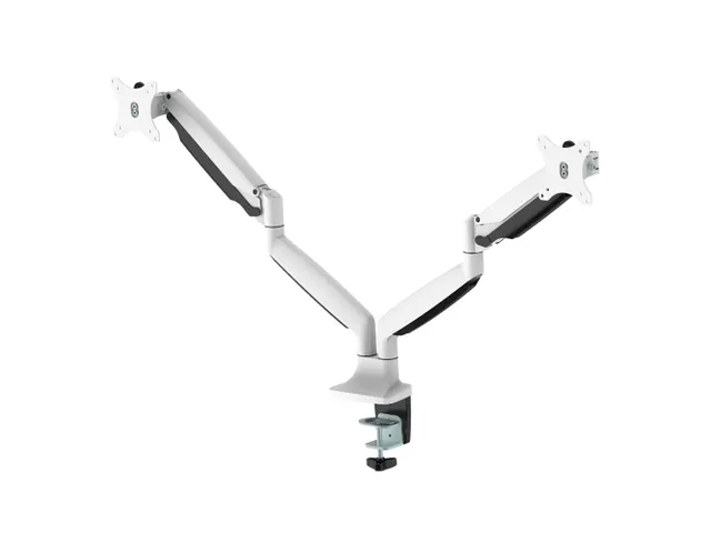 Newstar Monitorarm 2 Schermen 32 Inch Gasveer Wit