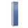 Z-garderobekast,HxBxD 1850x400x500mm,vak B 200/400mm,cil.-slot