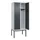locker,HxBxD 2120x800x500mm,2vak,vak B 400mm,cil.-slot,voetonderstel