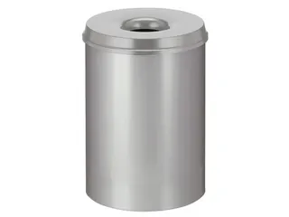 Vlamdovende Papierbak 30 Liter Grijs - 2