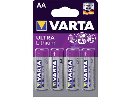 Batterij Varta Ultra Lithium 4x AA