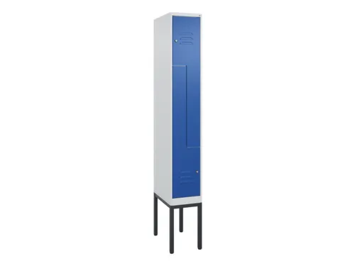 Z-garderobekast,HxBxD 2120x300x500mm,vak B 150/300mm,cil.-slot