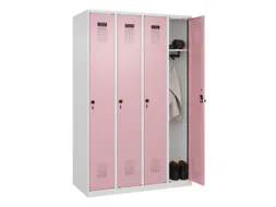 locker,HxBxD 1850x1200x500mm,4vak,vak B 300mm,draaigrendel