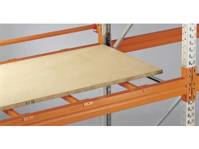 diepe aflegplank,v. palletstelling,D 1100mm,vakl. 400kg,staal,RAL2001