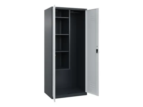 schoonmaakkast HxBxD 1850x800x500mm links 4vakken