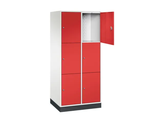 grootvolume-lockersysteem,HxBxD 1950x820x600mm,2x3vakken,cil.-slot