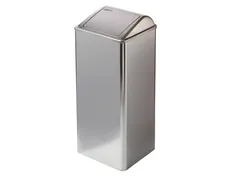 Afvalbak RVS Hoogglans 80 Liter Met Push Klep