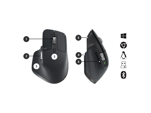 Logitech MX Keys Combo for Business | Gen 2, GRAPHITE, US INTNL