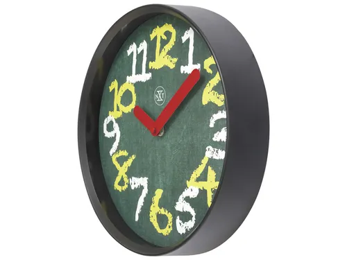 Wandklok NXT dia 30cm Groen Plastic Chalkboard