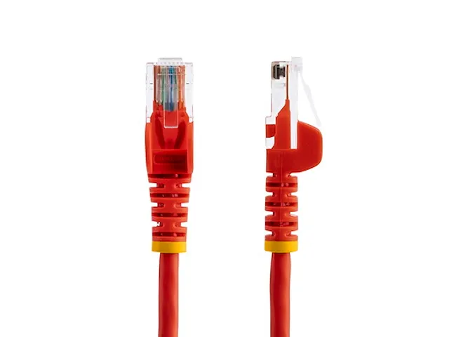 0,5 m Cat5e patchkabel met snagless RJ45 connectors rood