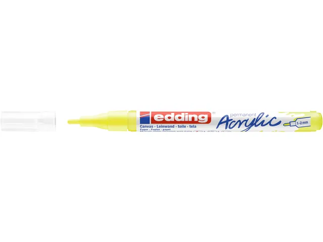Acrylmarker edding e-5300 fijn neon geel