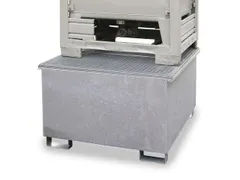 Opvangbak 1x Ibc Opvangvol. 1000l Staal 795x1300x1360mm Verzinkt