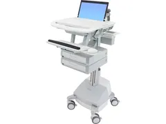 Laptop Cart Sla Powered 2 Drawers Eu