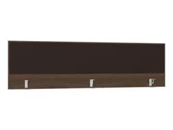 opzetpaneel bureau aanbouw achter NV bruin hickory bruin 2000mm