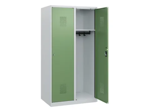 schoollocker,HxBxD 1530x800x500mm,2vak,vak B 400mm,cil.-slot
