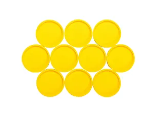 Industriële magneet Ø 30mm 10 Stuks geel - 1