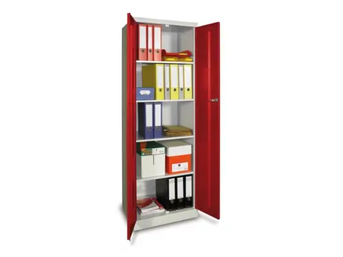universele kast,HxBxD 1800x600x500mm,RAL7035,front RAL3000