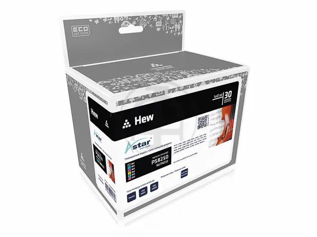 AS46363 ASTAR HP 363XL/363 PS Inkt cmyk gy/lg/pc/pm XXL rebuilt Chip