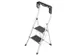 vouwtrapje,2treden m. antislipmatten,HxBxD 1100x480x550mm,staal