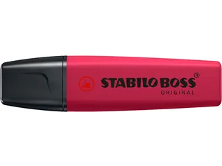 Markeerstift STABILO Boss 70/250 Wildflower bourgogne rood - 7