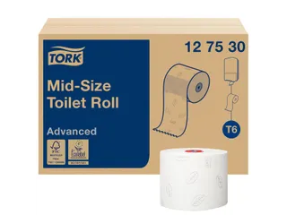 Toiletpapier Tork T6 127530 2-laags Advanced 100m 27 Rollen - 1